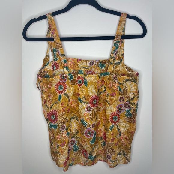 Willow & Root BUCKLE Metallic Floral Tie Tank | Small - Picture 12 of 12